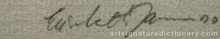 Signature by Elisabeth JANSSON