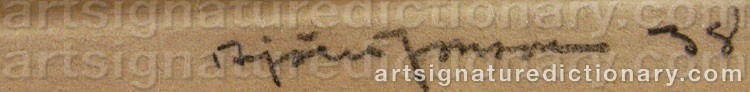 Signature by Björn JONSON