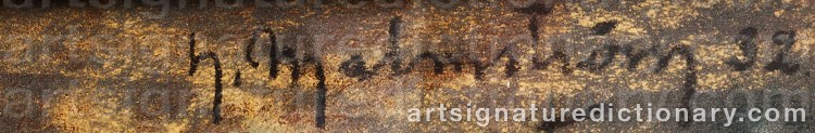 Signature by Henning MALMSTRÖM