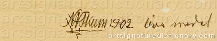 Signature by Nils Nilsson (Sami Artist) SKUM