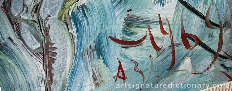Signature by Anatolii Timofeevich ‘Az’ ZVEREV