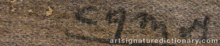 Signature by Gustave CAMUS