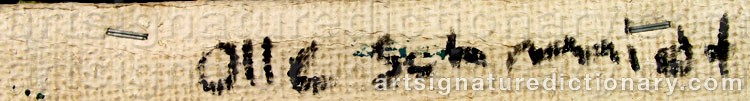 Signature by Olle SCHMIDT