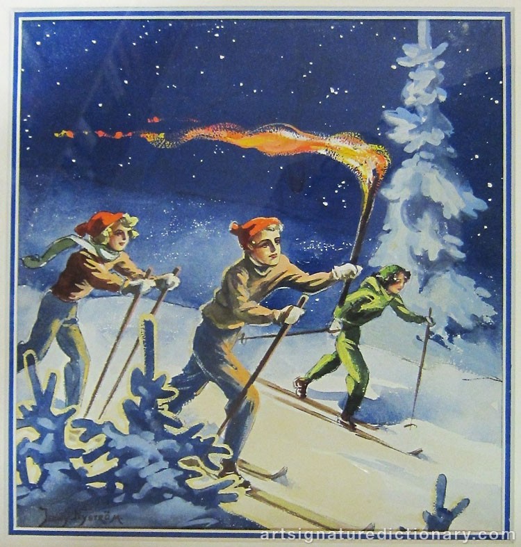 Close-up details showing Jenny NYSTRÖM signature forgery characteristics