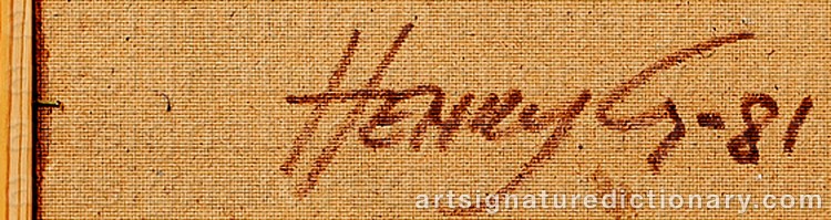 Signature by Henry ‘Henry G.’ GUSTAFSSON