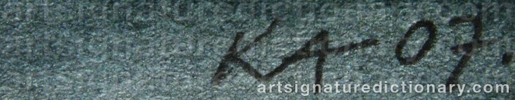 Signature by Kjell ANDERSSON