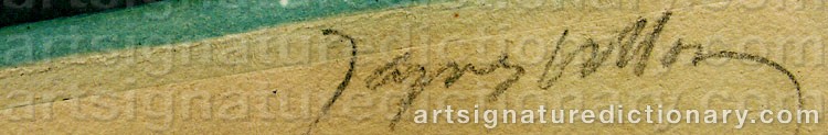 Signature by Jacques VILLON