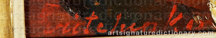 Signature by Alexis Vasilievich GRITCHENKO