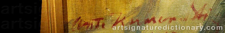 Signature by Anders ‘Ante’ KARLSSON-STIG