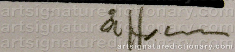 Signature by Åke HOLM