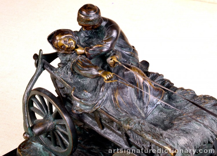 Close-up details showing Hans GURADZE signature forgery characteristics