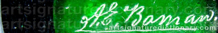 Signature by Axel Enoch BOMAN