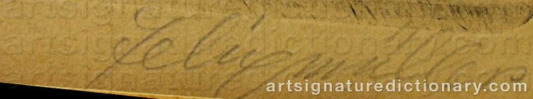 Signature by Conrad FELIXMÜLLER