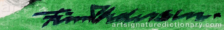 Signature by Finn PEDERSEN