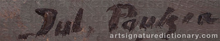 Signature by Julius PAULSEN