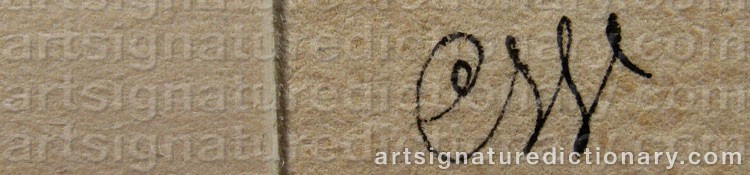 Signature by Carl WAHLBOM