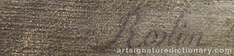 Signature by Alexander ROSLIN