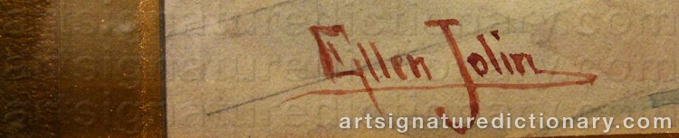Signature by Ellen JOLIN
