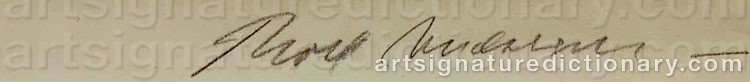 Signature by Thore ANDERSSON