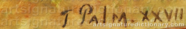 Signature by Torsten PALM