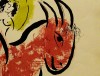 Close-up details showing Marc CHAGALL signature forgery characteristics
