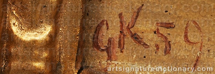 Signature by Lars Gustav KINMANSSON