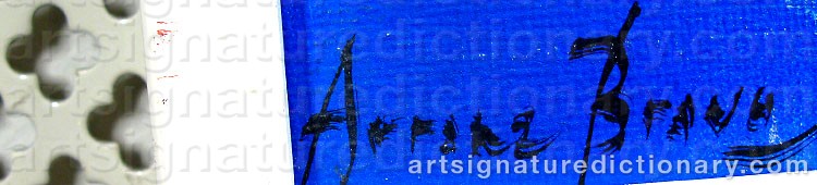 Signature by Eduardo ARRANZ-BRAVO