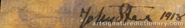 Signature by John STEN