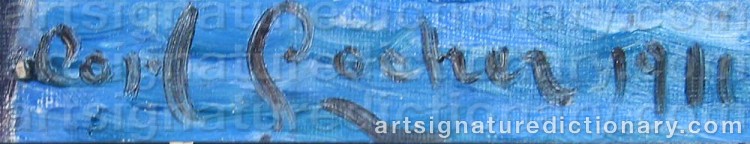 Signature by Carl LOCHER