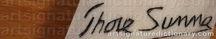 Signature by Tore (Sami Artist) SUNNA