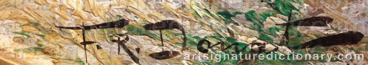 Authentic signature by Frederick Reginald DONAT on Painting/Watercolour artwork