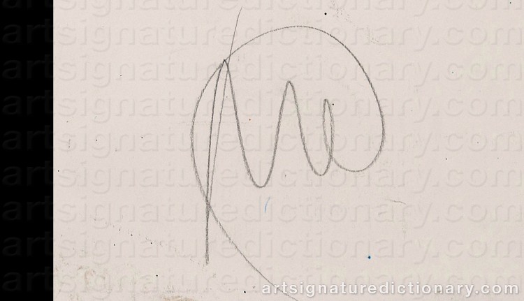 Signature by Markus LÜPERTZ