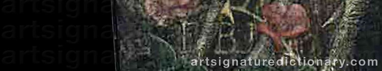 Authentic signature by Sir Edward Coley BURNE-JONES on  artwork