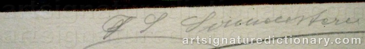 Signature by Friedrich SCHRÖDER-SONNENSTERN