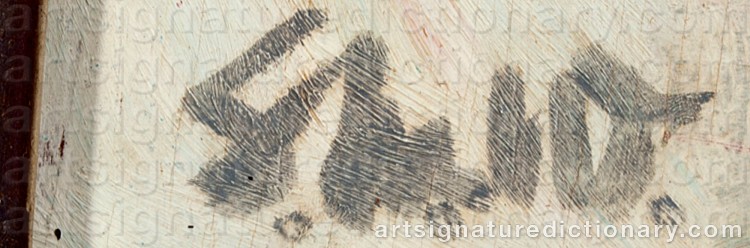Authentic signature by Stanton MACDONALD-WRIGHT on Painting/Watercolour artwork