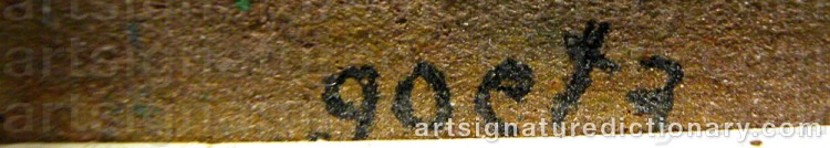Signature by Henri GOETZ