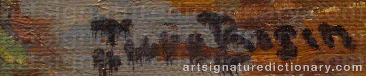 Signature by Ture BOSIN