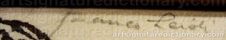 Signature by Franco LEIDI