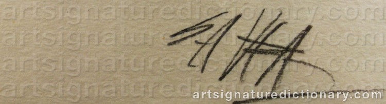 Signature by Antonio SAURA