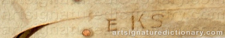 Signature by Erik Knutsson (Sami Artist) SUNNA