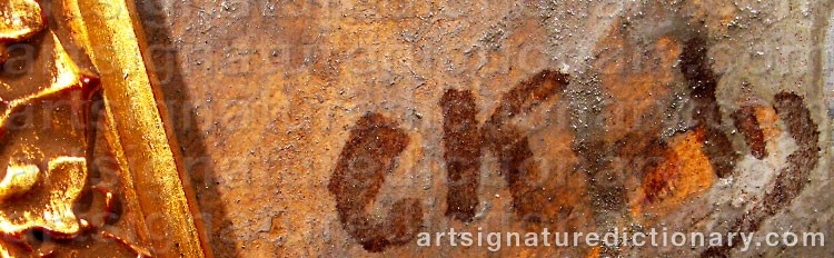 Signature by Christian KROHG