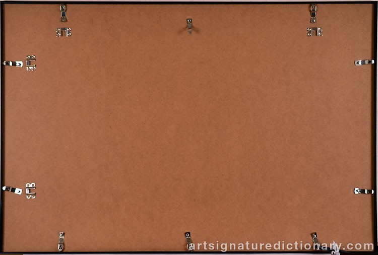 Close-up details showing Salvador DALI signature forgery characteristics