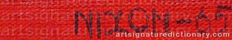 Signature by Nils NIXON