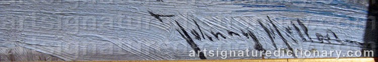 Signature by Johnny MILLAR
