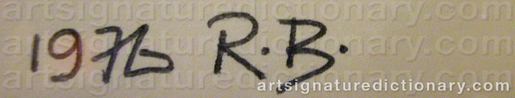 Signature by Robert BENSON