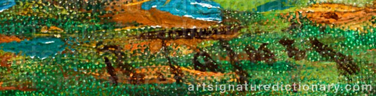 Authentic signature by Raffaele TAFURI on Painting/Watercolour artwork