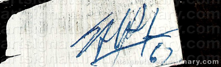 Signature by Antonio SAURA