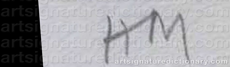 Signature by Henry MOORE