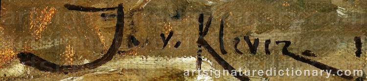 Signature by Yuliy Yulyevich KLEVER