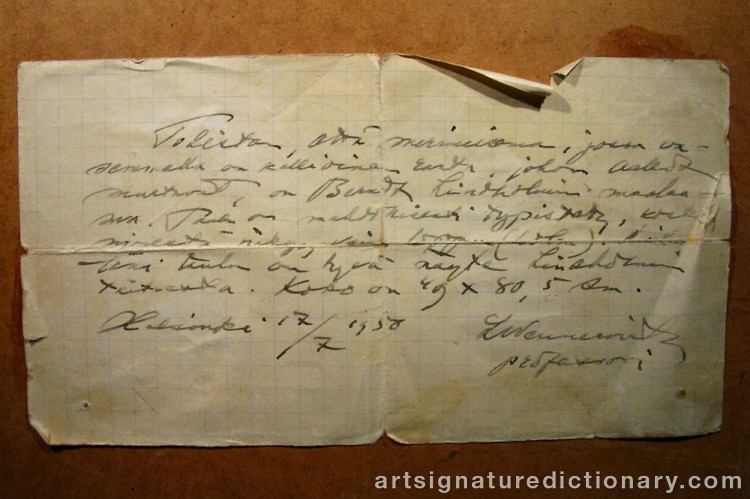 Close-up details showing Berndt LINDHOLM signature forgery characteristics